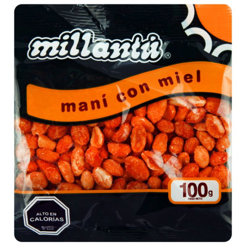 Maní Millantue C/Miel 100 Grs