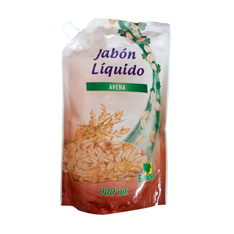 Jabón El Trebol Avena Dp 900 ml