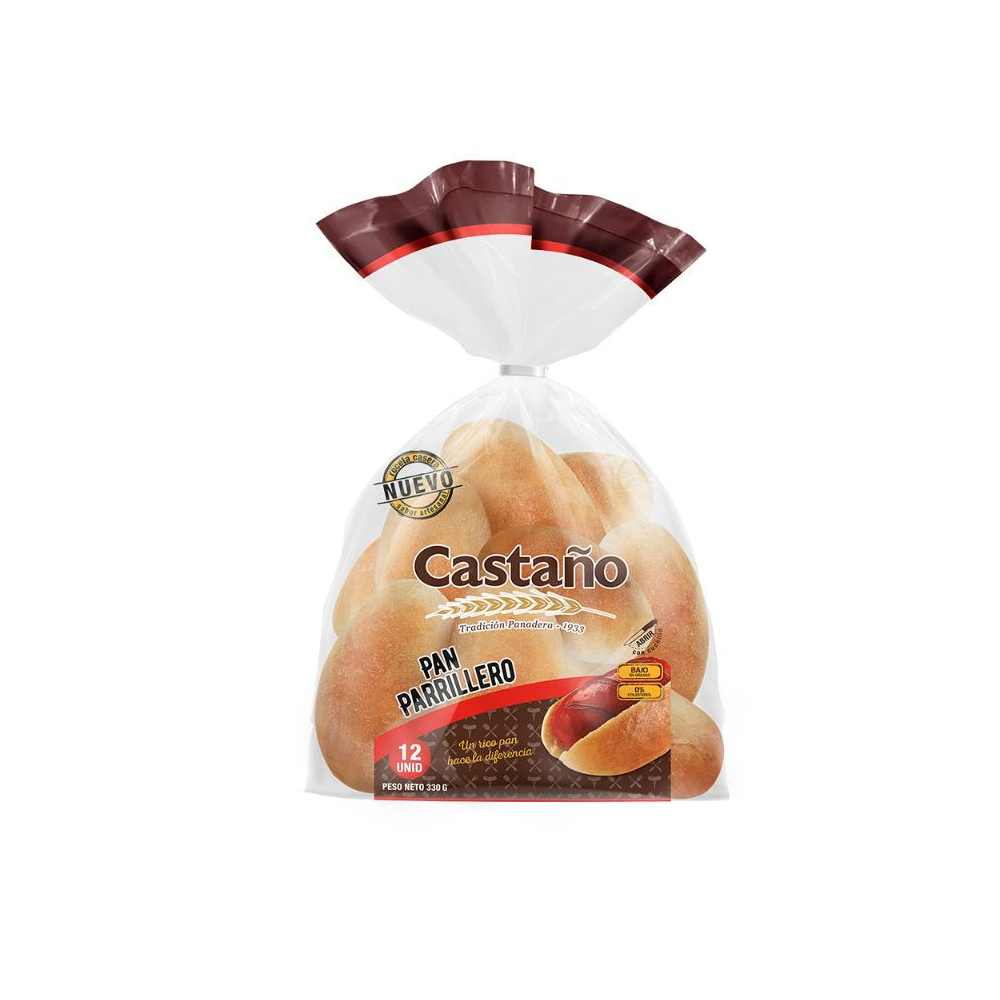 Pan Castaño Parrillero 330 Grs
