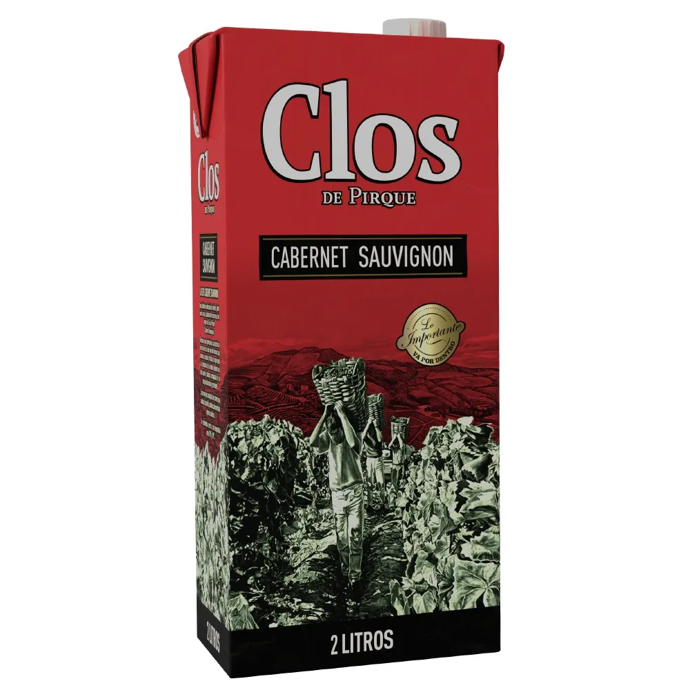 Vino Clos De Pirque Cabernet Tetra 2 Lt