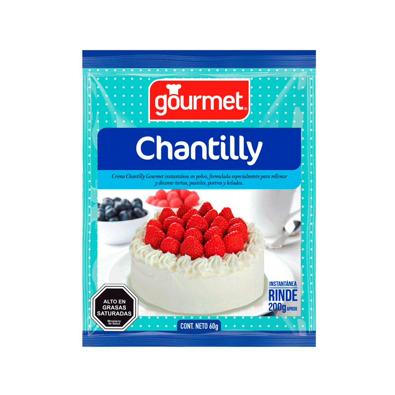 Crema Chantilly Gourmet 60 grs