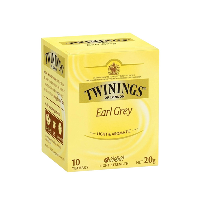 Té Twinings Earl grey 10 Bolsas