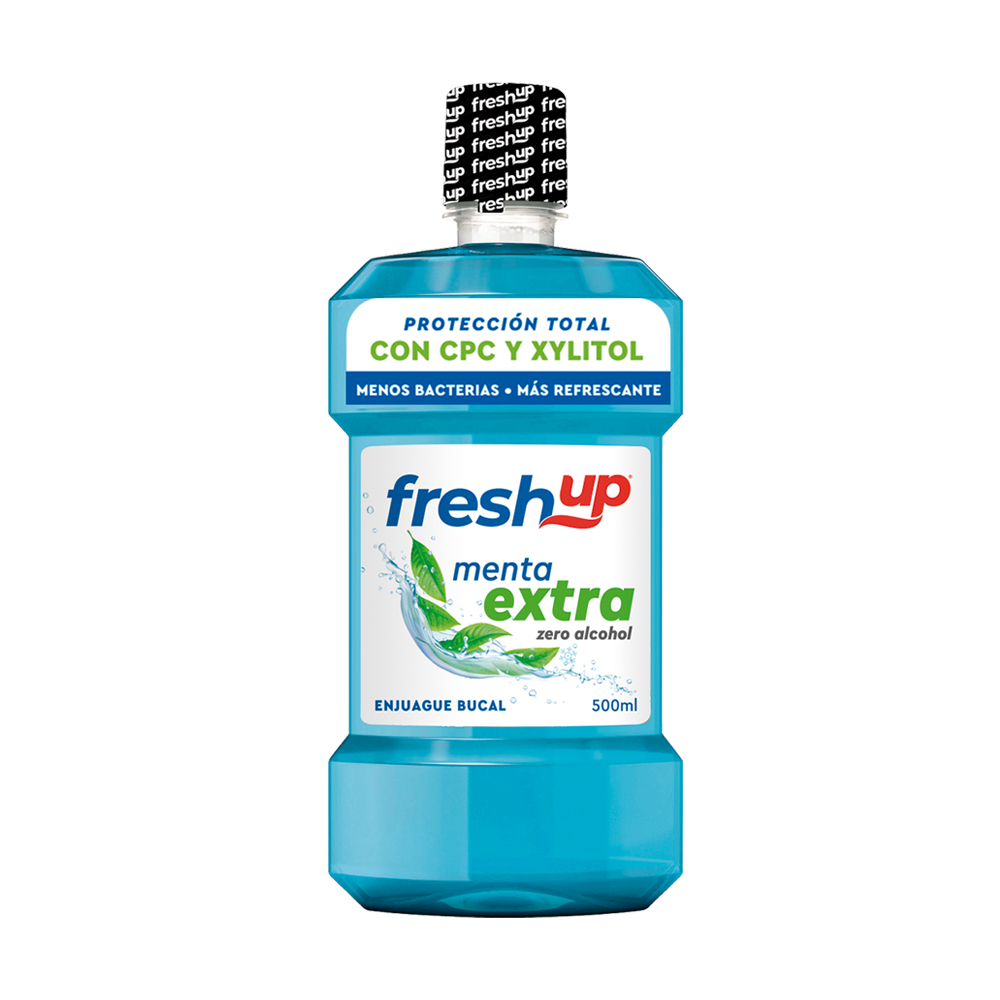 Enjuague Bucal Fresh Up Menta Alcohol Zero x 500 ml 