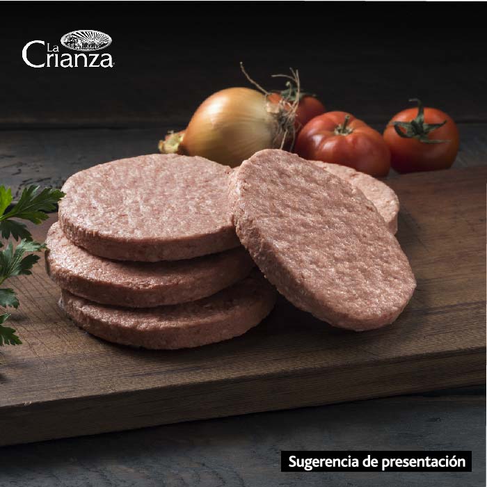 Hamburguesa La Crianza Vacuno Premium 100 Grs