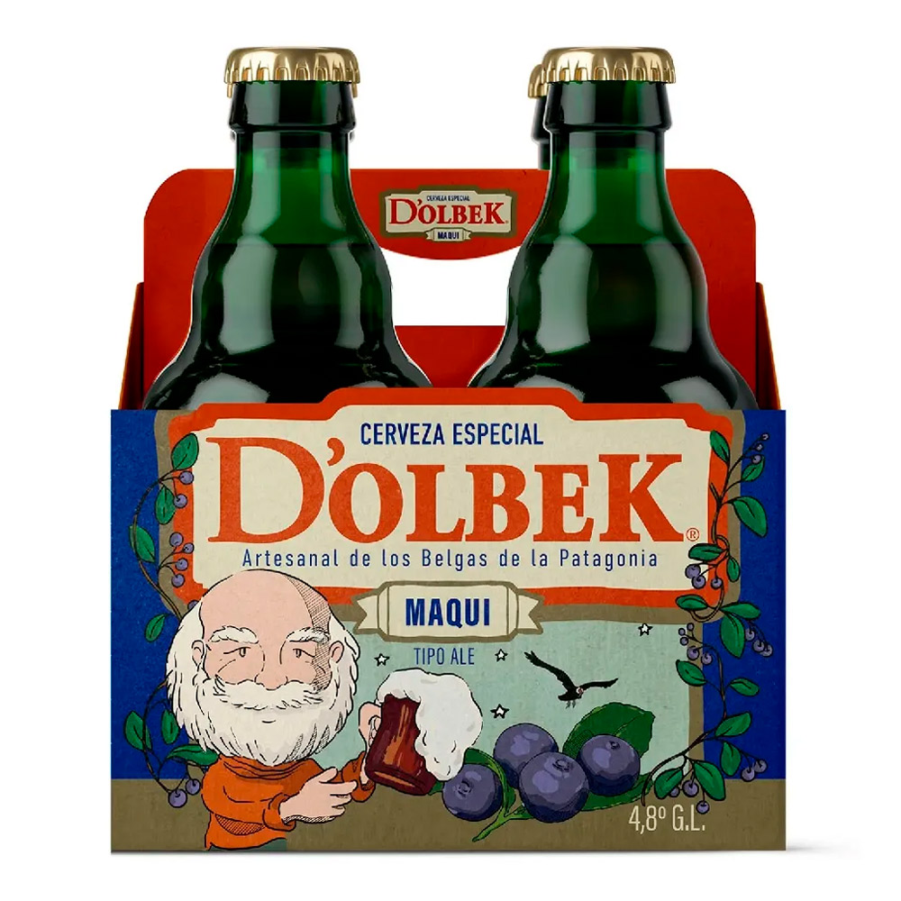 Cerveza Dolbek Maqui Botella 4 X 330 cc