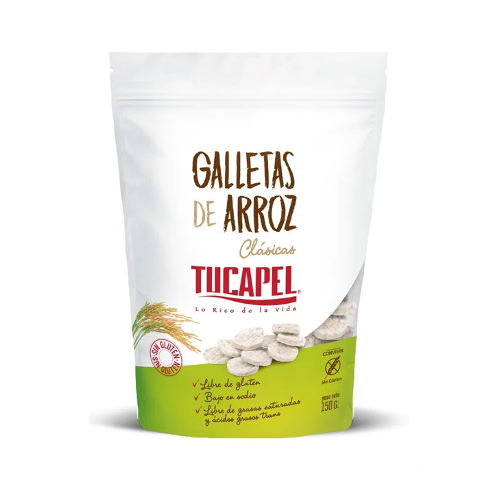 Galleta Tucapel Arroz Clasicas 150 Grs
