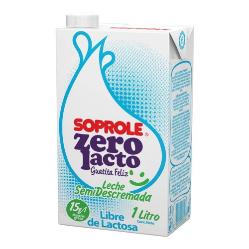 Leche Zero/Lact Semidescremada 1Lt