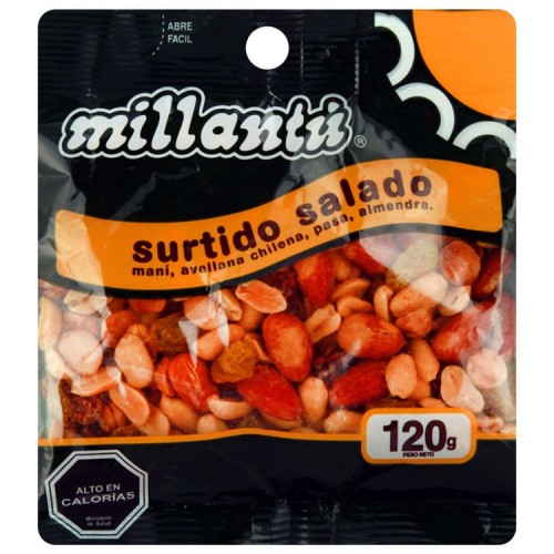 Surtido Millantue Salado 120 Grs
