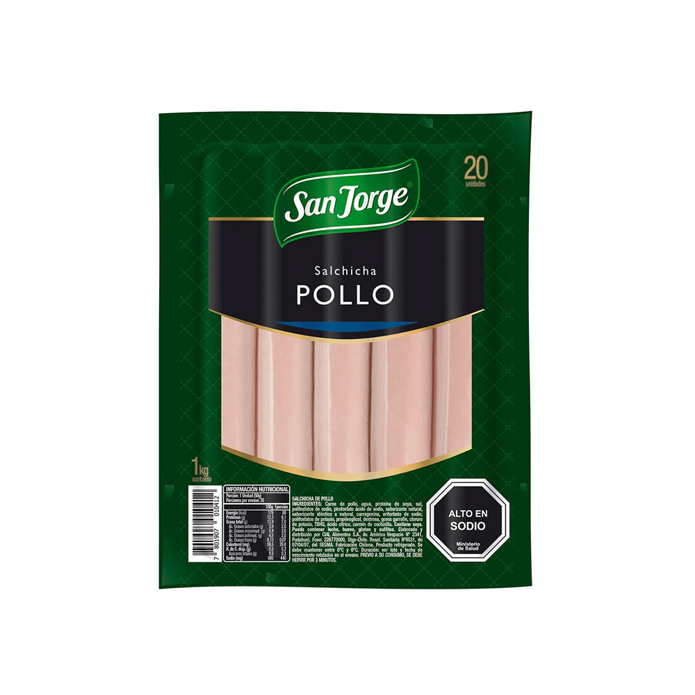 Vienesa Pollo San Jorge kg