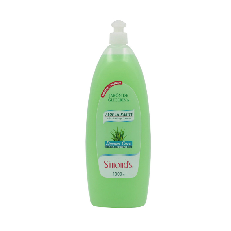 Jabón Líquido Dermo Care Aloe Vera Hipoalergénico 1 Litro
