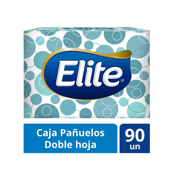 Elite Pañuelos Faciales Individuales caja 90 und
