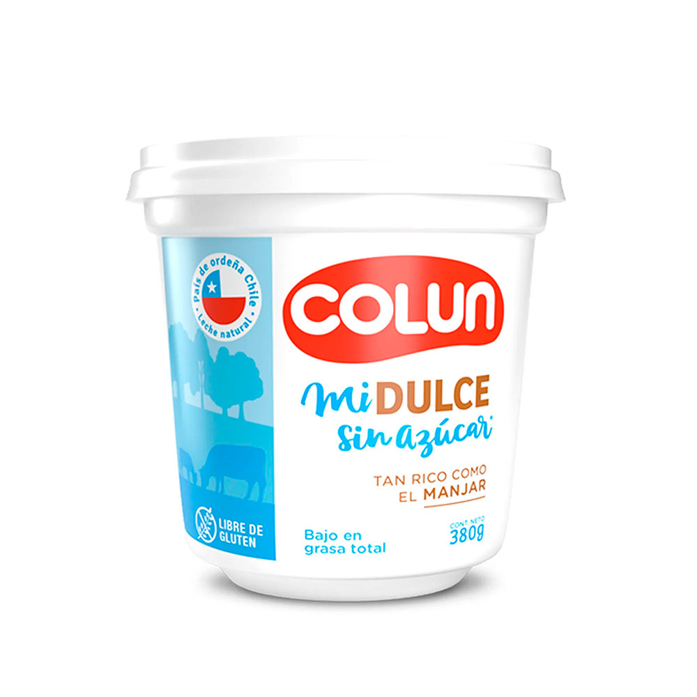 Manjar Colun Sin Azúcar 380 Gr