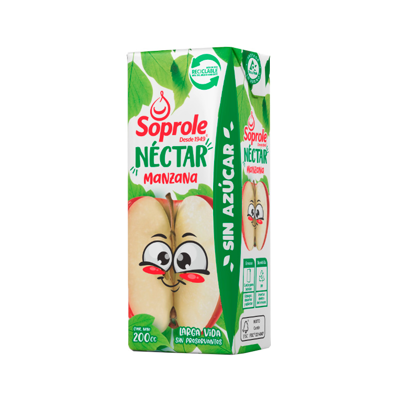 Néctar Soprole Manzana 200 ml
