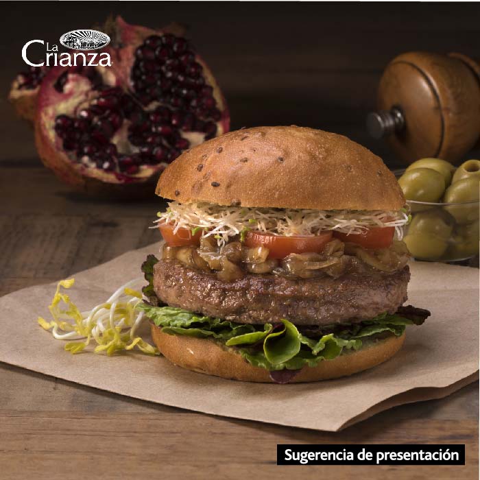 Estuche Hamburguesa La Crianza Premium Light 10 X 100 gr