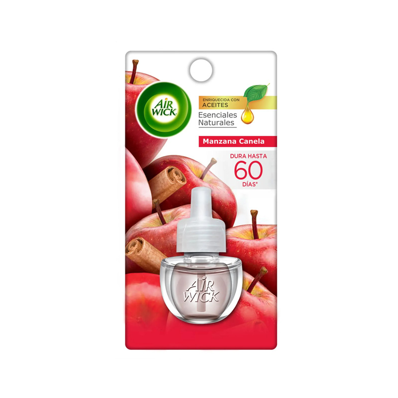 Airwick Elect Recarga Manzana Canela 21 ml