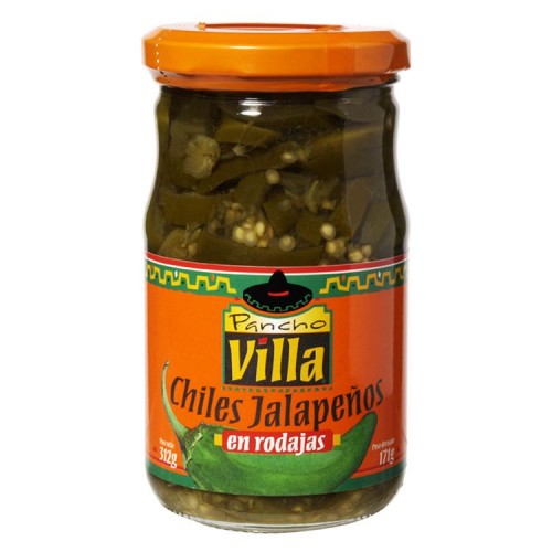 Frijoles P.Villa Chiles Jalapeños Rdjas 312 Grs