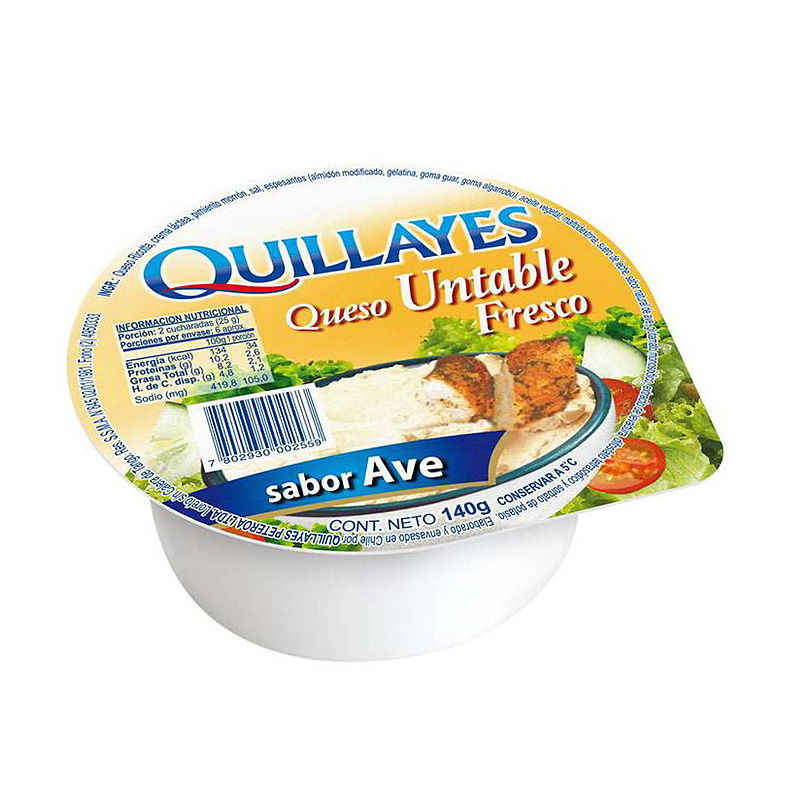 Queso Untable Quillayes Ave 140 Grs