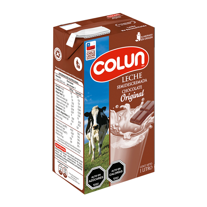 Leche Colun Chocolate Original 1 Lt