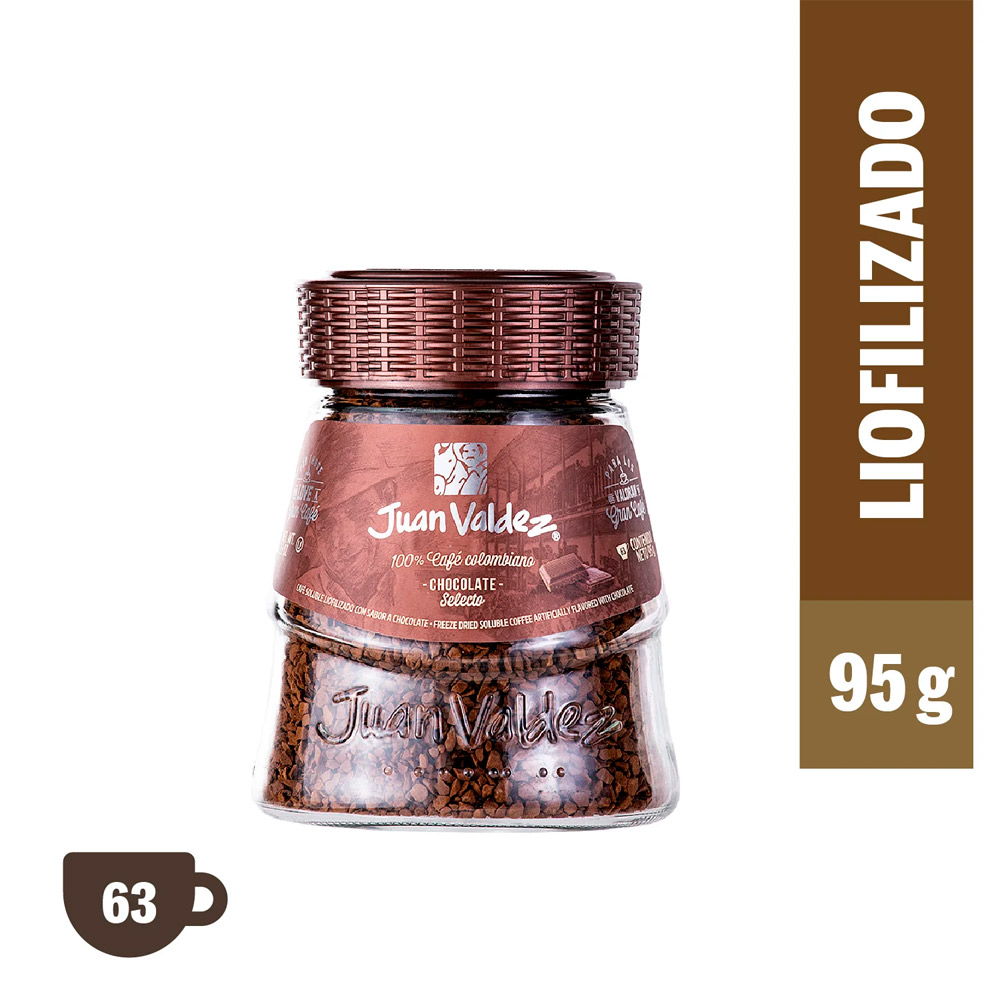 Café Juan Valdez Chocolate Liofilizado 95 Gr