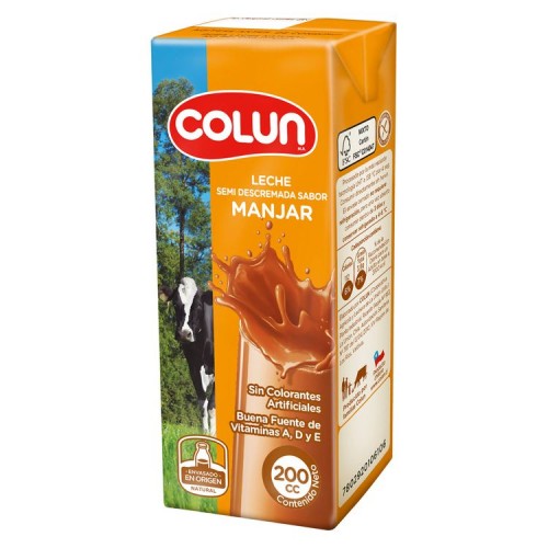 Leche Colun Manjar 200 Cc