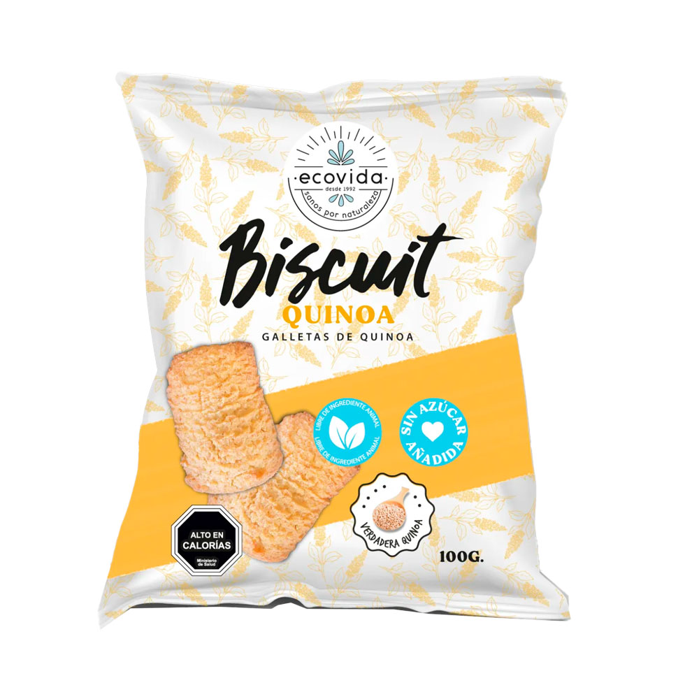 Galleta Ecovida Quinoa X 100 Gr