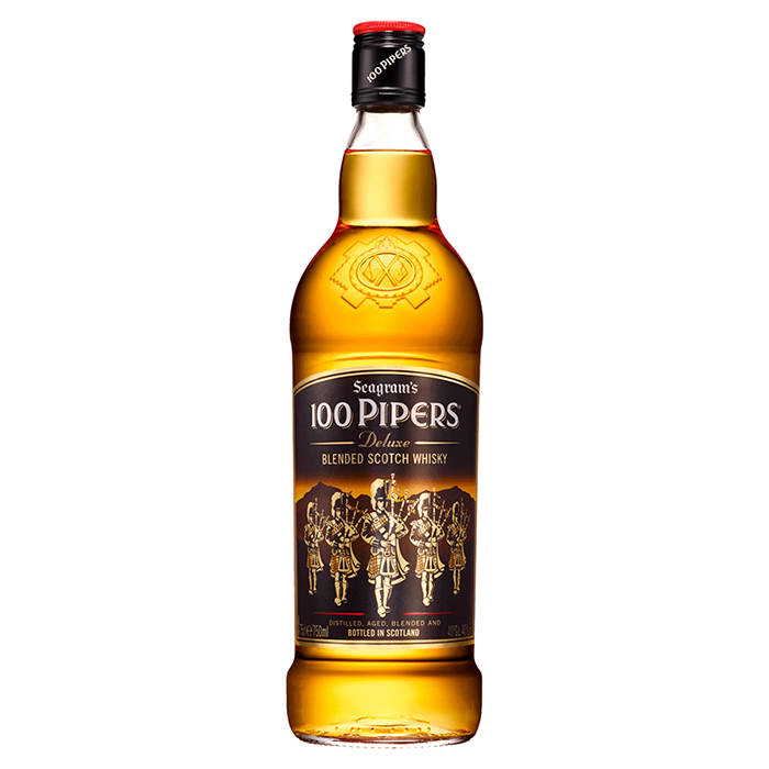 Whisky 100 Pipers 40° 750 gr