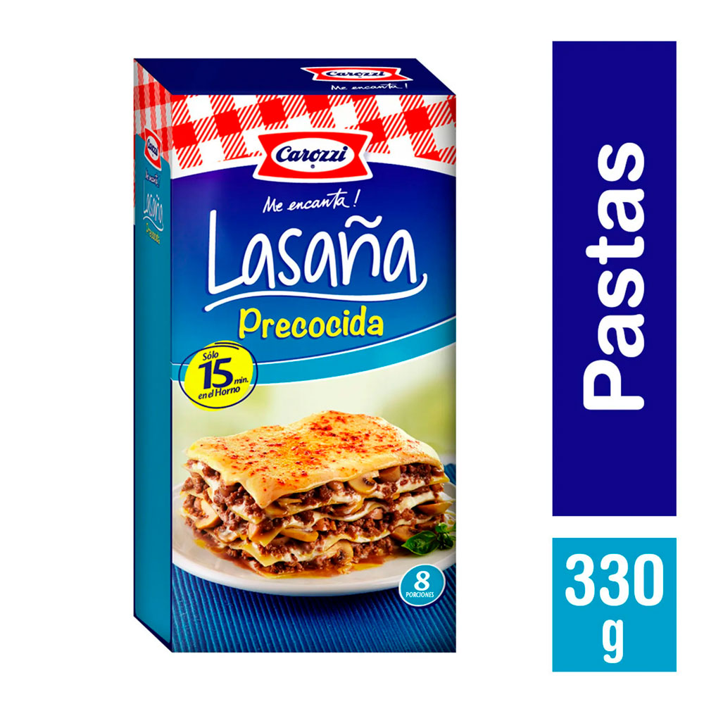 Lasaña Carozzi Precocida 330 Gr