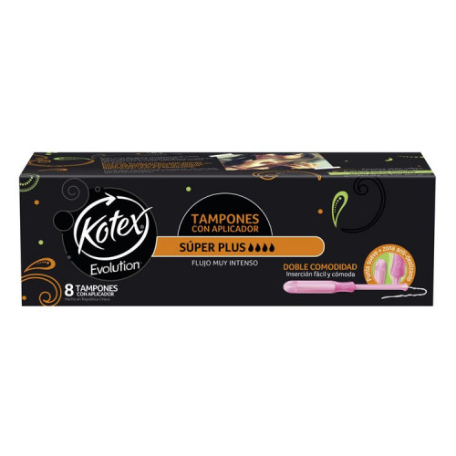Tampon Kotex Super Plus Evol 8Und
