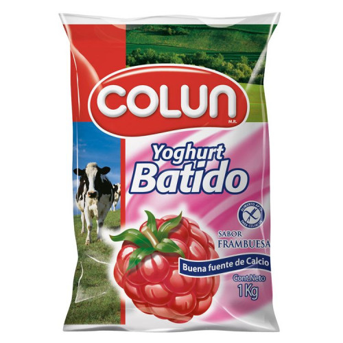 Yoghurt Colun Frambuesa Bolsa kg