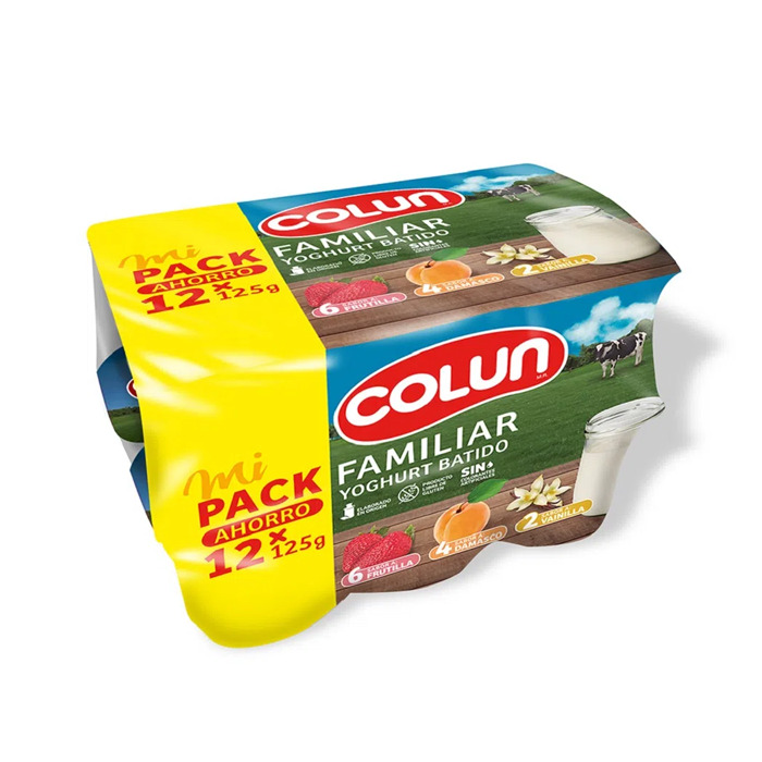 Pack Yogurt   12  Colun 125 gr