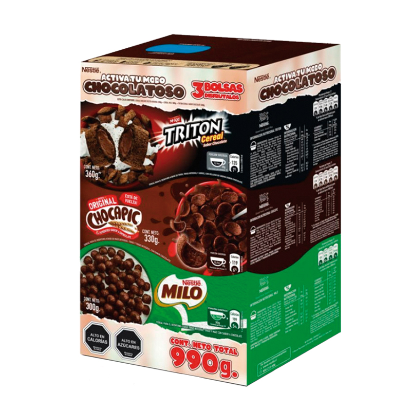 Cereal Chocolatoso Cubo 990 gr
