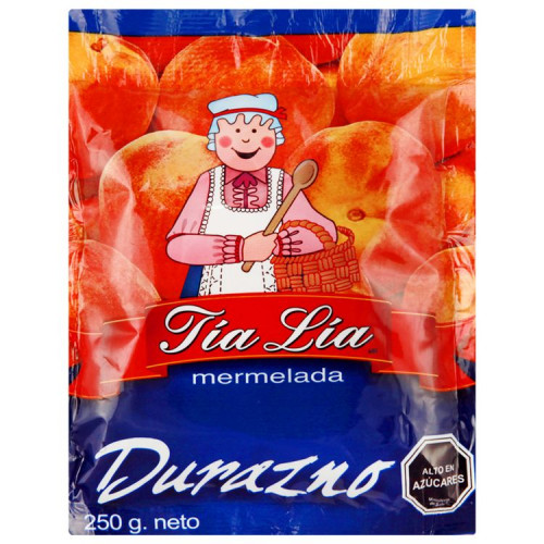 Mermelada Tia Lia Durazno 250 Grs