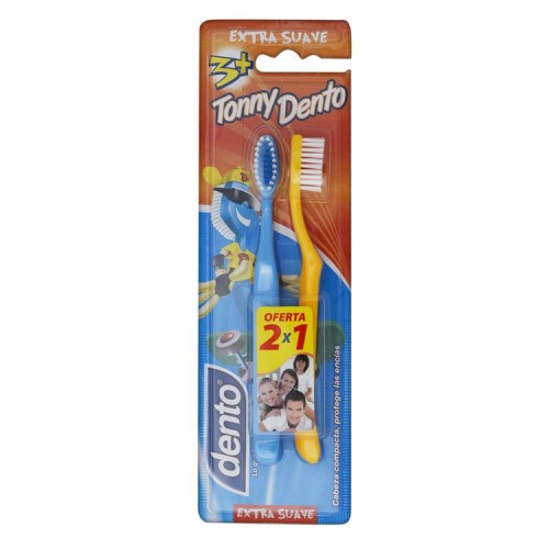 Cepillo Dento Junior Extra Suave 2x1