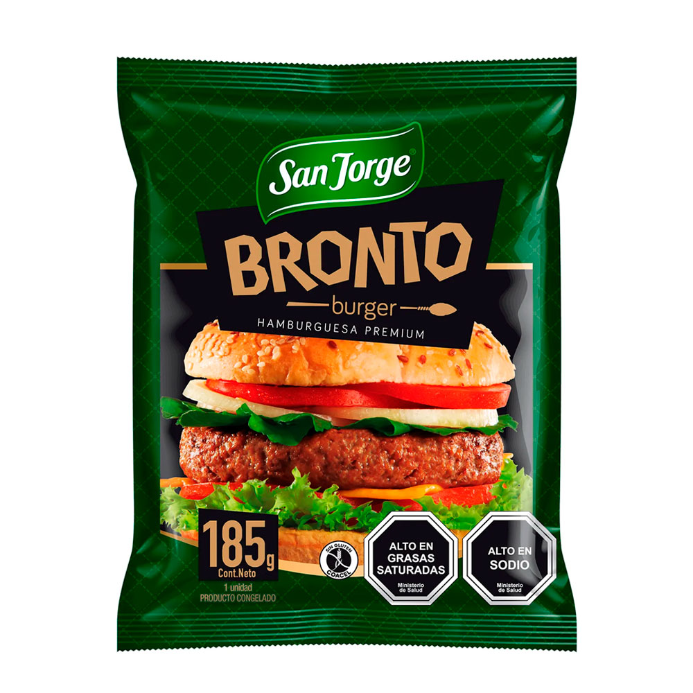 Hamburguesa San Jorge Bronto Burger 185 Grs