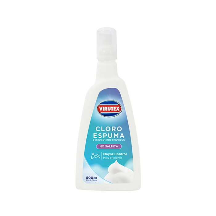 Cloro Espuma Virutex no Salpica 500ml
