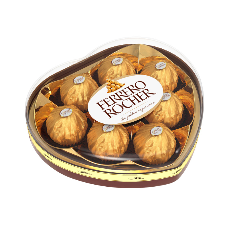 Chocolate Ferrero Rocher Corazón 100 Grs 