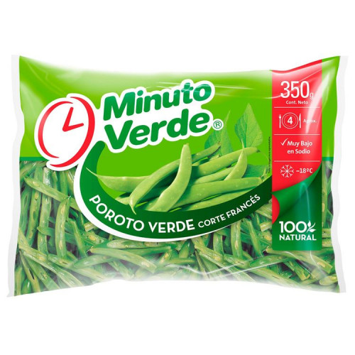 Porotos Verdes C/Frances Minuto Verde 350 Grs