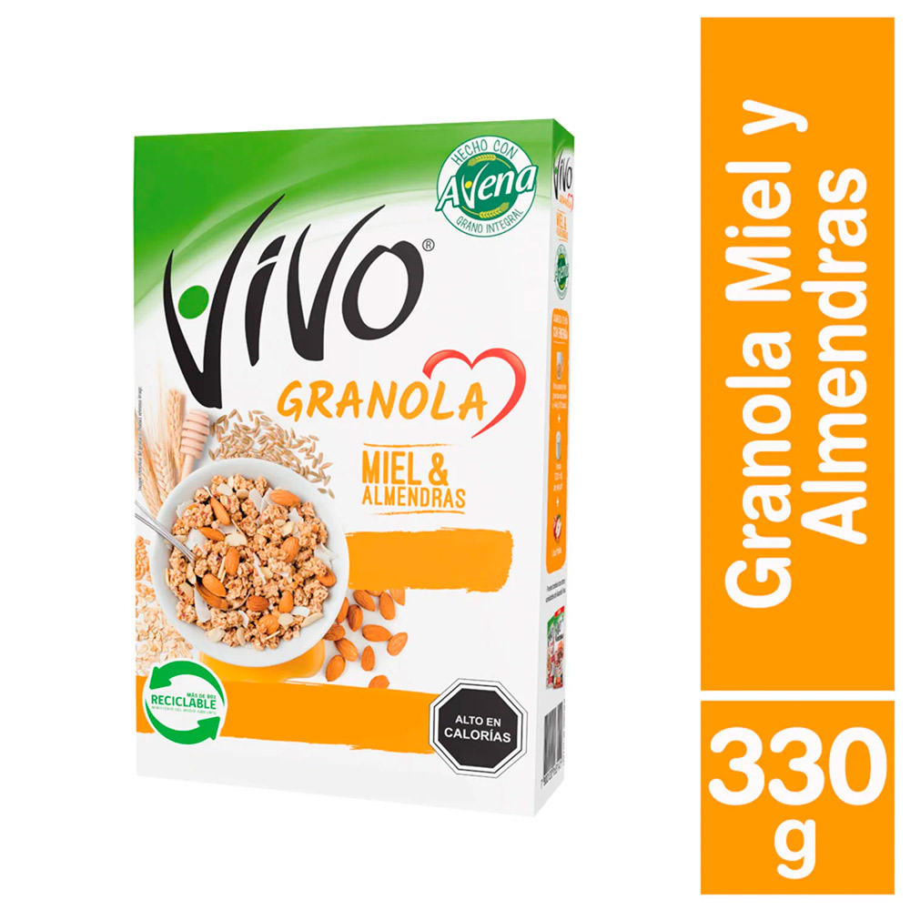 Granola Vivo Miel Y Almendras 330 Gr
