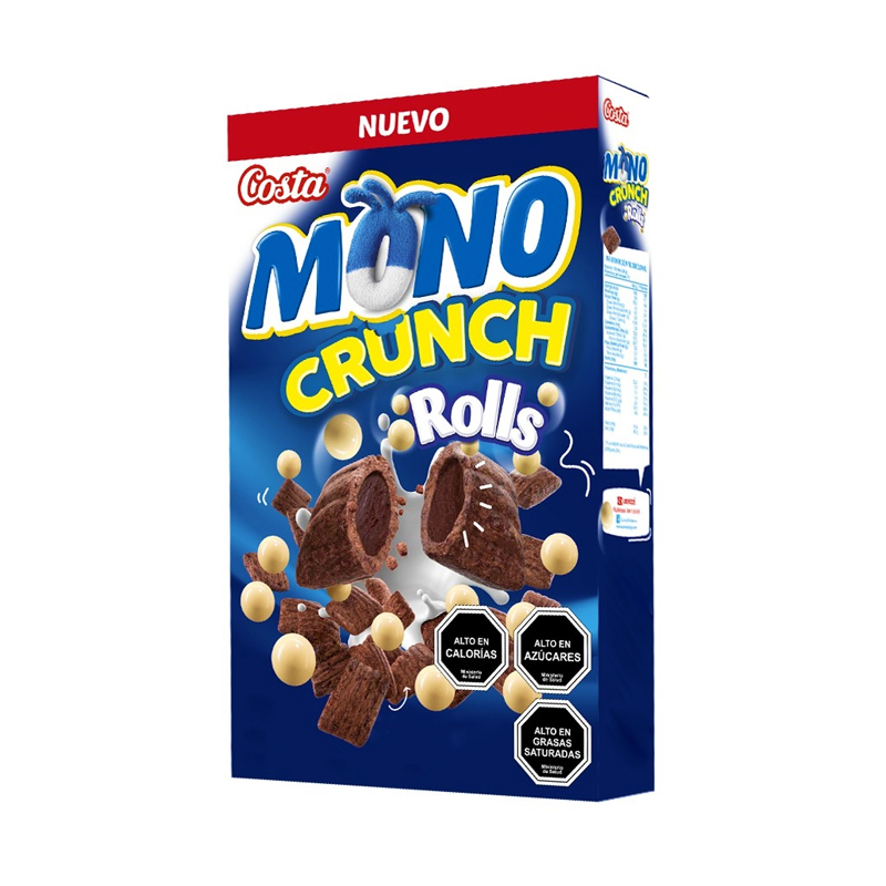 Cereal Mono Crunch Rolls Costa 200 gr