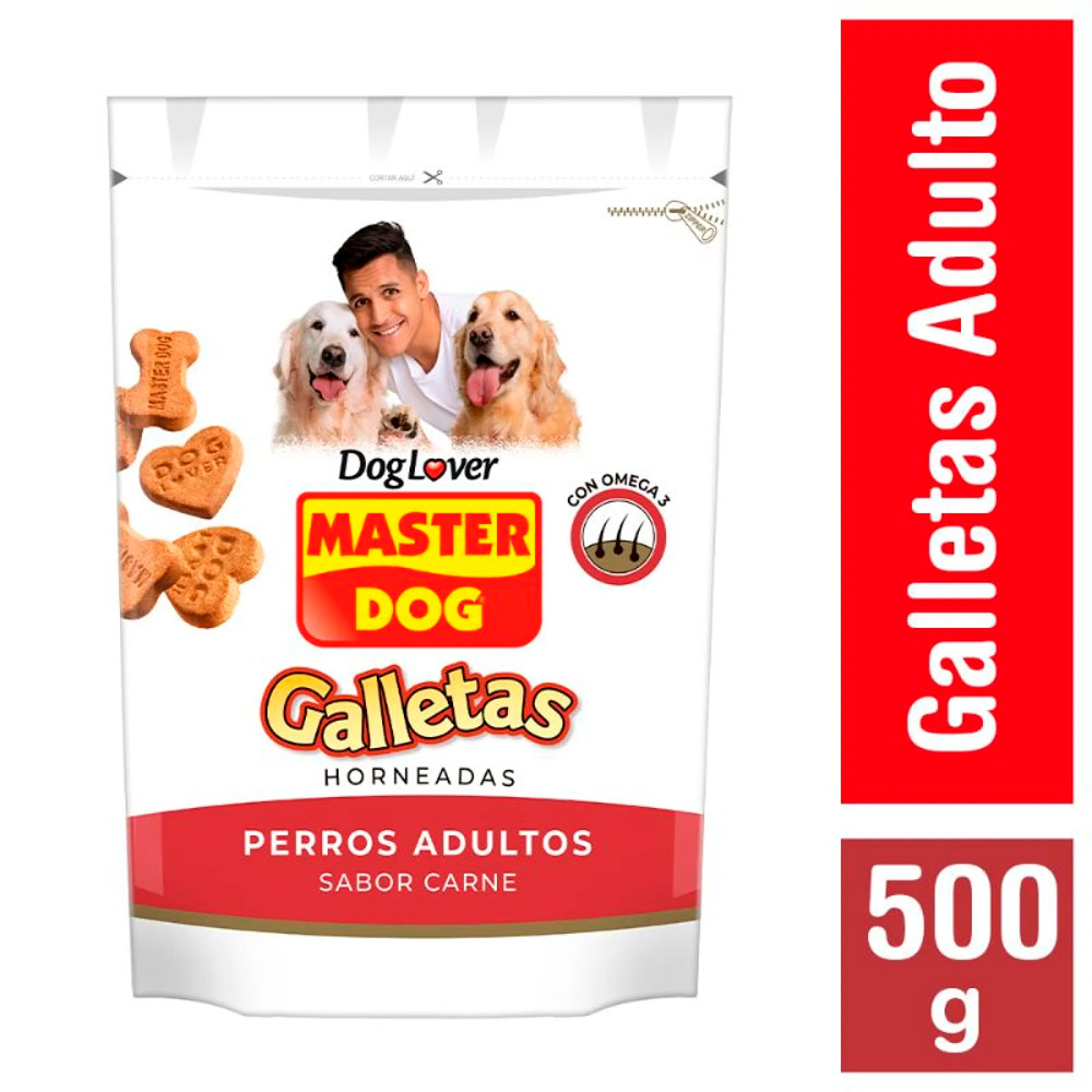 Galleta Master Dog Adulto Carne 500 Gr