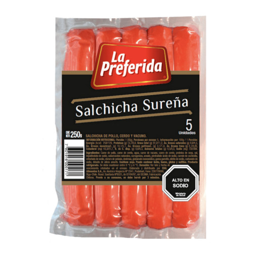 Salchicha Sureña La Preferida 250 Gr