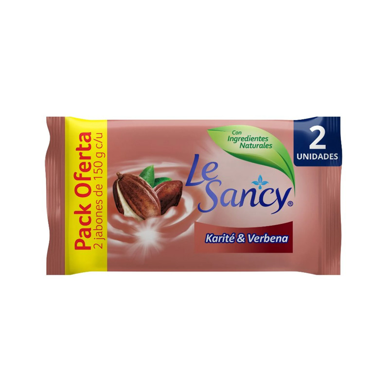 Pack Jabon Le Sancy Verbena Karite 150 gr