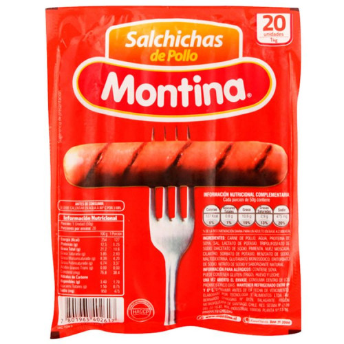 Salchichas Ave Montina kilo