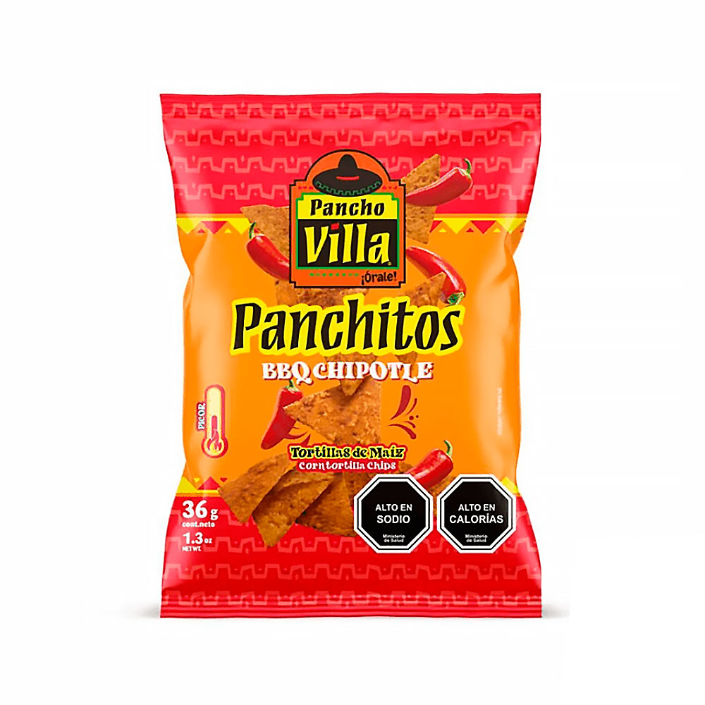 Panchito Bbq Chiplote 36 Grs