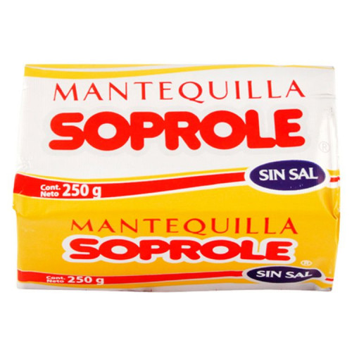 Mantequilla Soprole Pan S/Sal 250 Gr