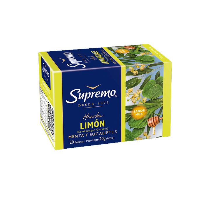 Hierbas Supremo Limon 20 Bols