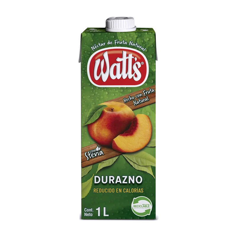 Néctar Watts Durazno Sq Litro
