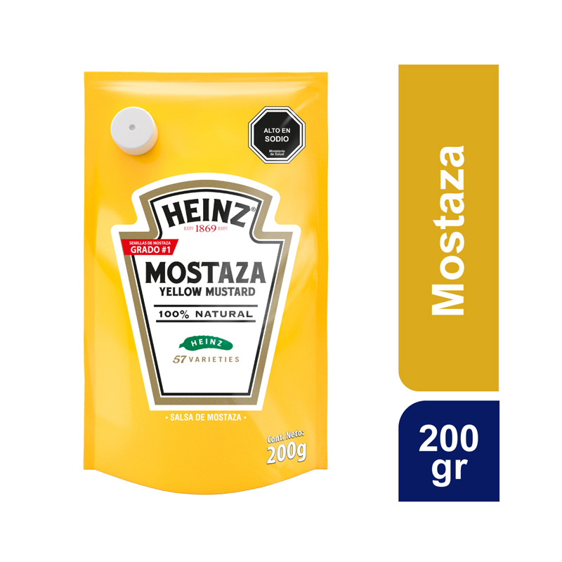 Mostaza Heinz Doypack 200 Grs