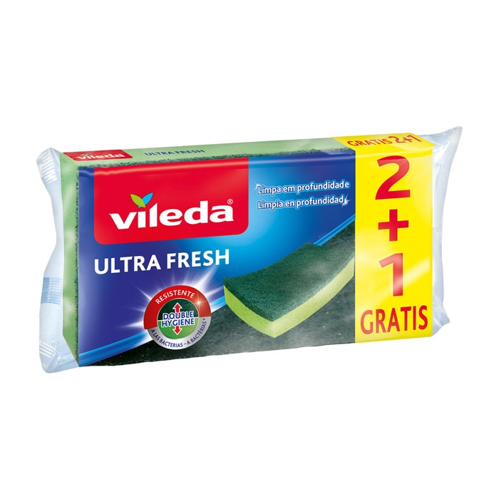 Esponja Vileda Ultra Fresh 3Und