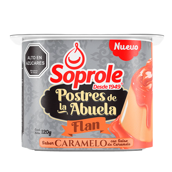 Postre Flan Soprole Caramelo Abuela 120 Grs